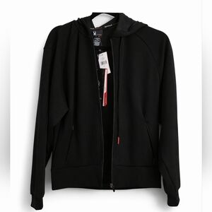 Womens Spyder Active Black Full Zip Hoodie Jacket NWT